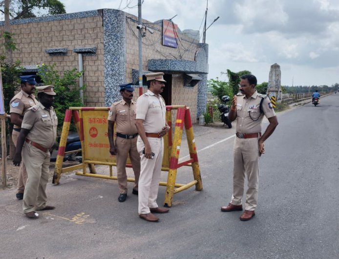 கடலூர் மாவட்ட காவல் கண்காணிப்பாளர் ஆய்வு