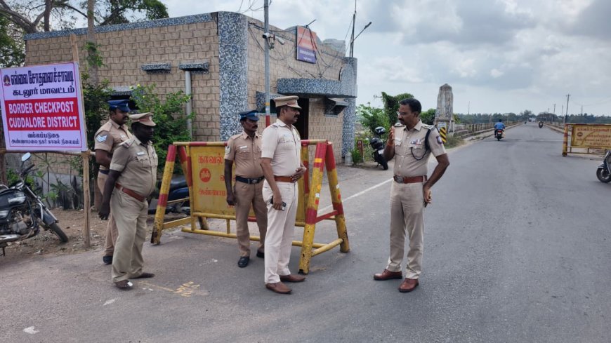 கடலூர் மாவட்ட காவல் கண்காணிப்பாளர் ஆய்வு